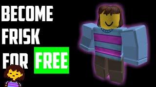 How to be Frisk from Undertale on Roblox for FREE (android/iOS/Laptop/PC)