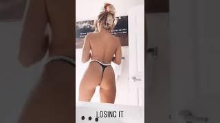 KHLOE TERAE hot quarantine IG story