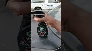 turtle wax pro graphene flex wax gives insane gloss on black paints