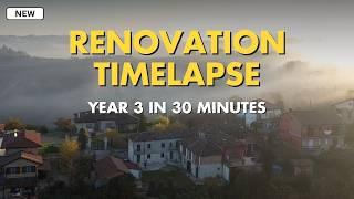 2024 Timelapse - Everything we Achieved DIY Renovating Our Abandoned Italian Farmhouse in Year 3