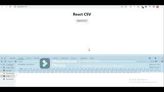 React csv