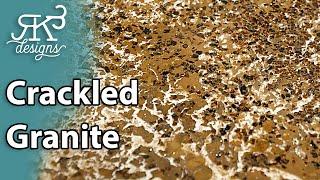 How To Make Crackled Granite With Epoxy | RK3 Designs