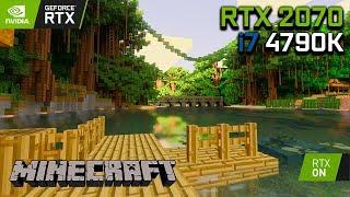 Minecraft with RTX Beta - RTX 2070 OC & i7 4790K | Max Settings 1440p (RTX On/Off)