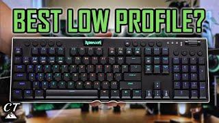 Best Value-Low Profile Gaming Keyboard!? Redragon K618 Horus Review!