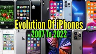 Evolution Of Apple Iphones 2007 To 2022 | Tech Evolution Wednesday's