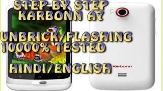 KARBONN A7 STEP BY STEP  UNBRICK/FLASHING 10000% TESTED