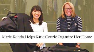 Katie Couric Learns How To Organize from Declutter Expert Marie Kondo | Architectural Digest