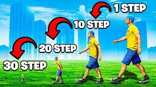 GTA 5 But Walking Makes Me Shrink