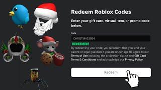 *NEW CODES* ALL CHRISTMAS 2024 Roblox Promo Codes For ROBLOX ITEMS