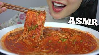 ASMR SPICY ENOKI MUSHROOM *COOKING (SATISFYING CRUNCHY EATING SOUNDS) NO TALKING | SAS-ASMR