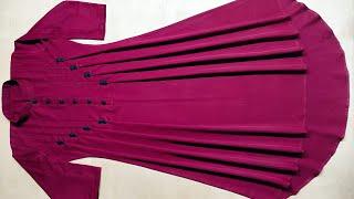 Very Easy Side Pleated Kurti Cutting and Stitching /fashion Boutique official