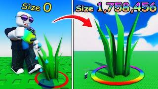 i reached MAX SIZE in Roblox be grass...