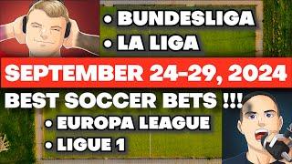 BEST BETS 9/24 - 9/29 // Europa League, Bundesliga // Finding GOALS at Bayern, Marseille & Sporting