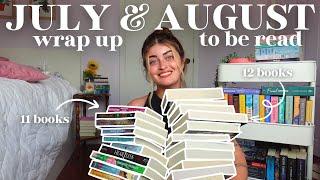 july wrap up + august tbr!