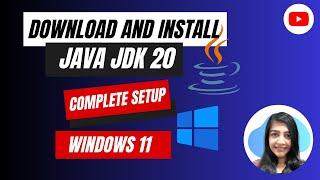 How to Install Java JDK 20 on Windows 11