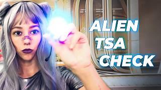 Alien TSA Security Check Roleplay  Relaxing Sci-Fi ASMR Experience 