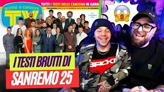 CHE SCHIFO I TESTI DI SANREMO 2025 | ANALISI @ArcadeBoyzOfficial