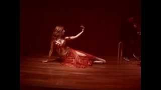 "Bellydance Blues!" improvisation with Djinn at JeBon ~ Sira Belly dancer NYC