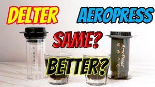 Delter Coffee Press Vs Aeropress Differences Comparison, Brewing Guide and Flavor Result