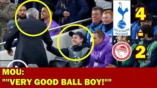 Mourinho Praises Ball Boy for giving the Ball fast for Tottenham to Score