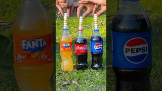 Fanta vs Coke vs Pepsi: Which creates the biggest reaction with Mentos?