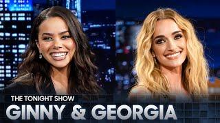 Brianne Howey and Antonia Gentry on the Wild and Dramatic Season 3 of Ginny & Georgia | Tonight Show