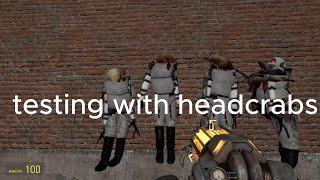 headcrab experiments on combine elite in | Garry's Mod