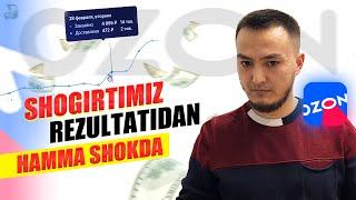 Ozonda Daxshatli pul topishni boshlagan Shogirtimiz! 2000$ lik ishidan vos kechdi! OZON BIZNES