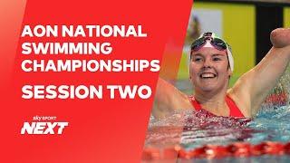 Session Two | Aon New Zealand Championships | Swimming