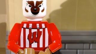Lego Bucky Badger UW (Lego stop-motion / animation / brickfilm) comedy film