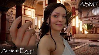 ASMR ️ Roman Bathhouse in Egypt  (Face Touching, Ancient History)