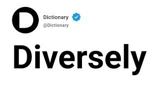 Diversely Meaning In English