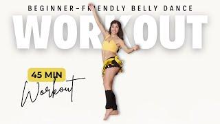 45-Minute Beginner Belly Dance Workout | BellyFIT by Leilah