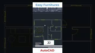 Easy Furniture #autocadtutorial #sabeercad #yqarch