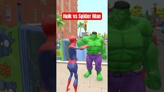 Hulk vs SpiderMan - Superheroes vs Badguys Joker funny animation #shorts  #fpyシ #spiderman #hulk