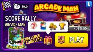 Score Rally ARCADE MAN 1,100 Solo Challenge Match Masters