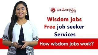 Free job seeker services: How wisdom jobs work?