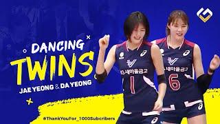 DANCING TWINS | Lee Jae Yeong - Lee Da Yeong (이재영·이다영) |  @VolleymixTV