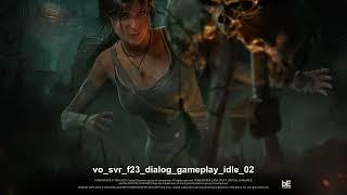 Dead By Daylight | Lara Croft Voice Lines With File Names