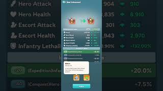 KingShot game: Using MITHRIL to push Amadeus equipment! #centurygames #fypシ゚viral #fyp #gaming
