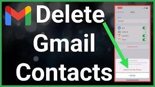 How To Remove Gmail Contacts From iPhone