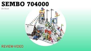 Ben's Lego ® / Klemmbausteine Welt ( World ) - SEMBO 704000 - SKI-Resort - Review - Video 102