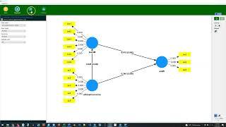 SmartPLS 4: Testing structural hypotheses