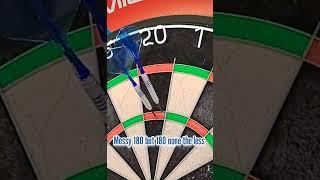 Messy 180 but 180 none the less #darts #pdc #lovethedarts #lukelittler #dartsreviews #180 #wdf #bdo