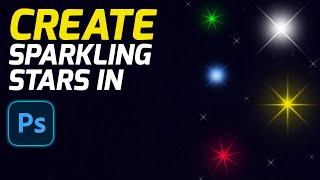 How To Create Sparkling Stars in Photoshop | Tutorial