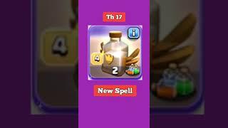 Th17 New Spell  #shorts #shortsfeed  #viralshort #gaming #danteclashofclans