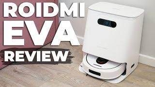 ROIDMI EVA Review & Test Sweeps better in corners, rubs better and cleaning itself