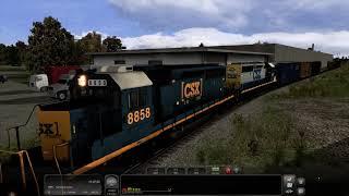 Train Simulator 2021 - [Jointed Rail EMD SD40-2] - CSX Sunday Eastbound [GWD431] - 4K UHD