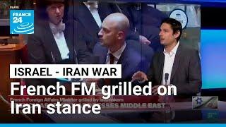 ‘No military solution’ to Iran’s nuclear ambitions, says French FM • FRANCE 24 English