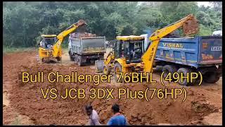 bull Challenger 76BHL (49HP) VS JCB 3DX PLUS (76HP)